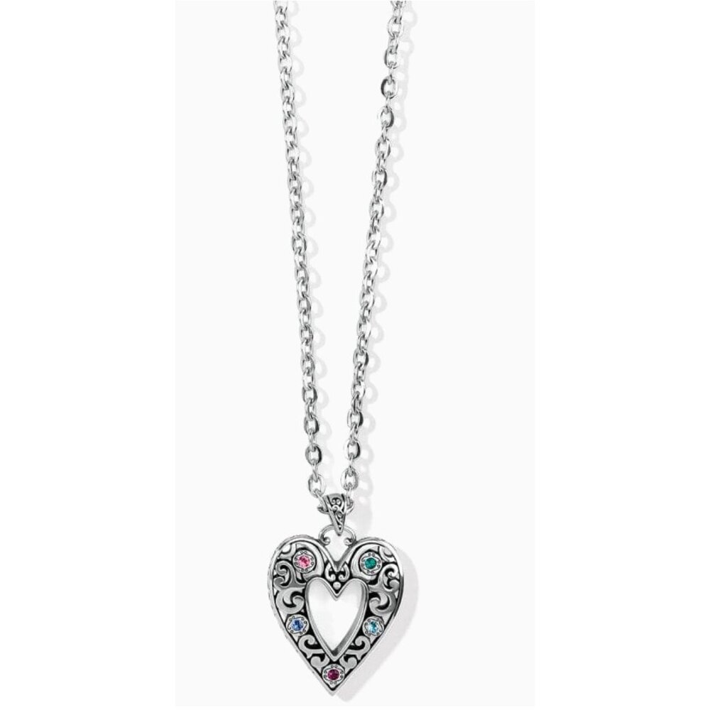 Brighton Elora Gems Large Heart Necklace Style:  JM5163 MSRP: $108 NWT